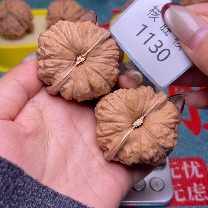文玩核桃把件南瓜墩44.1130