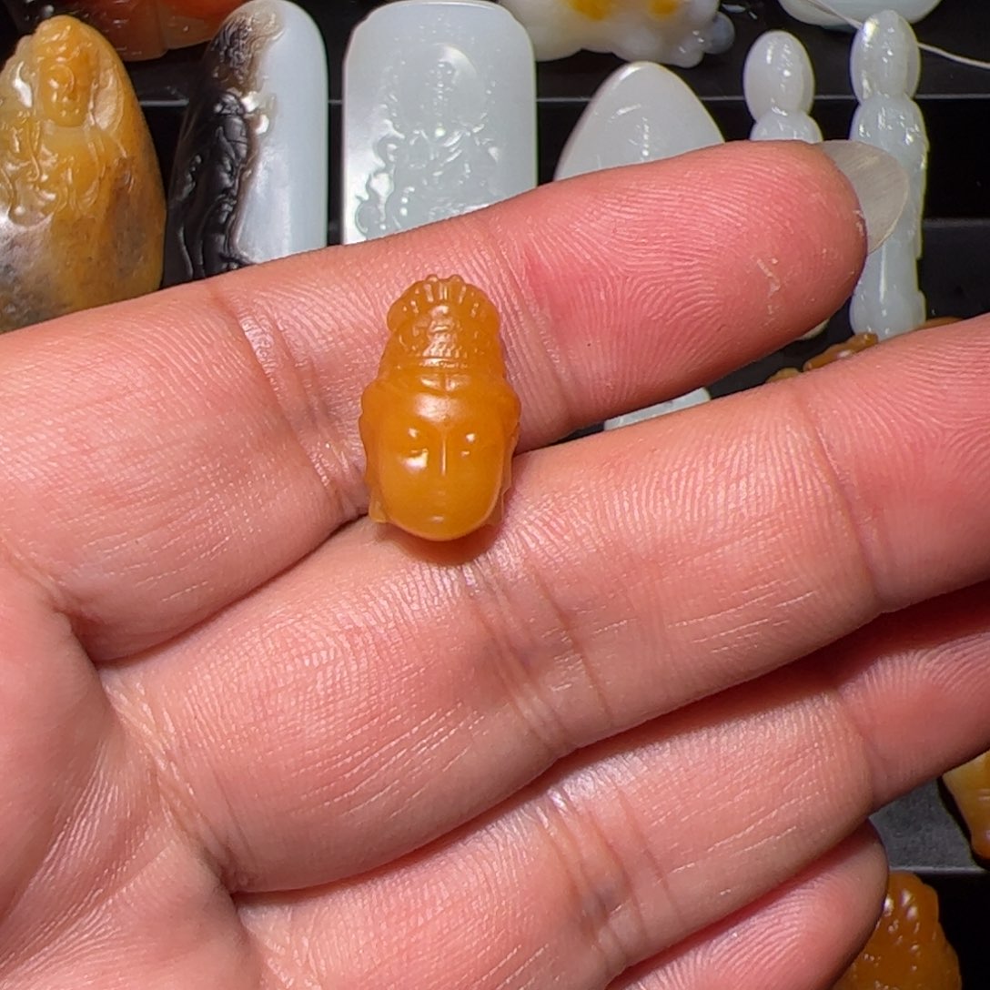 和田玉挂件未镶嵌一**寻