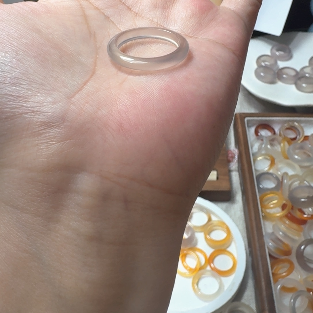 未镶嵌戒指玛瑙/玉髓460港20