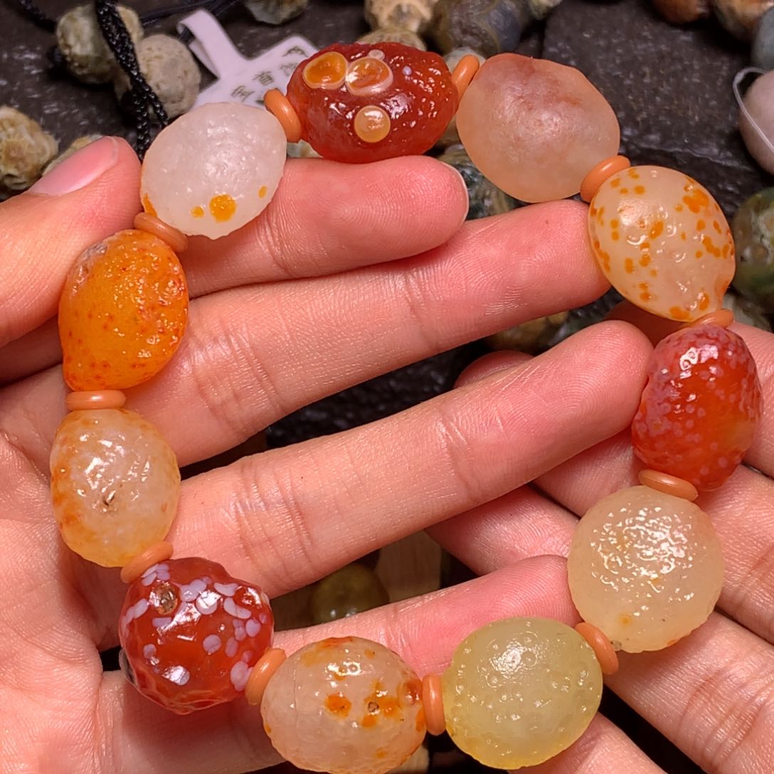 未镶嵌玛瑙/玉髓珠宝半成品