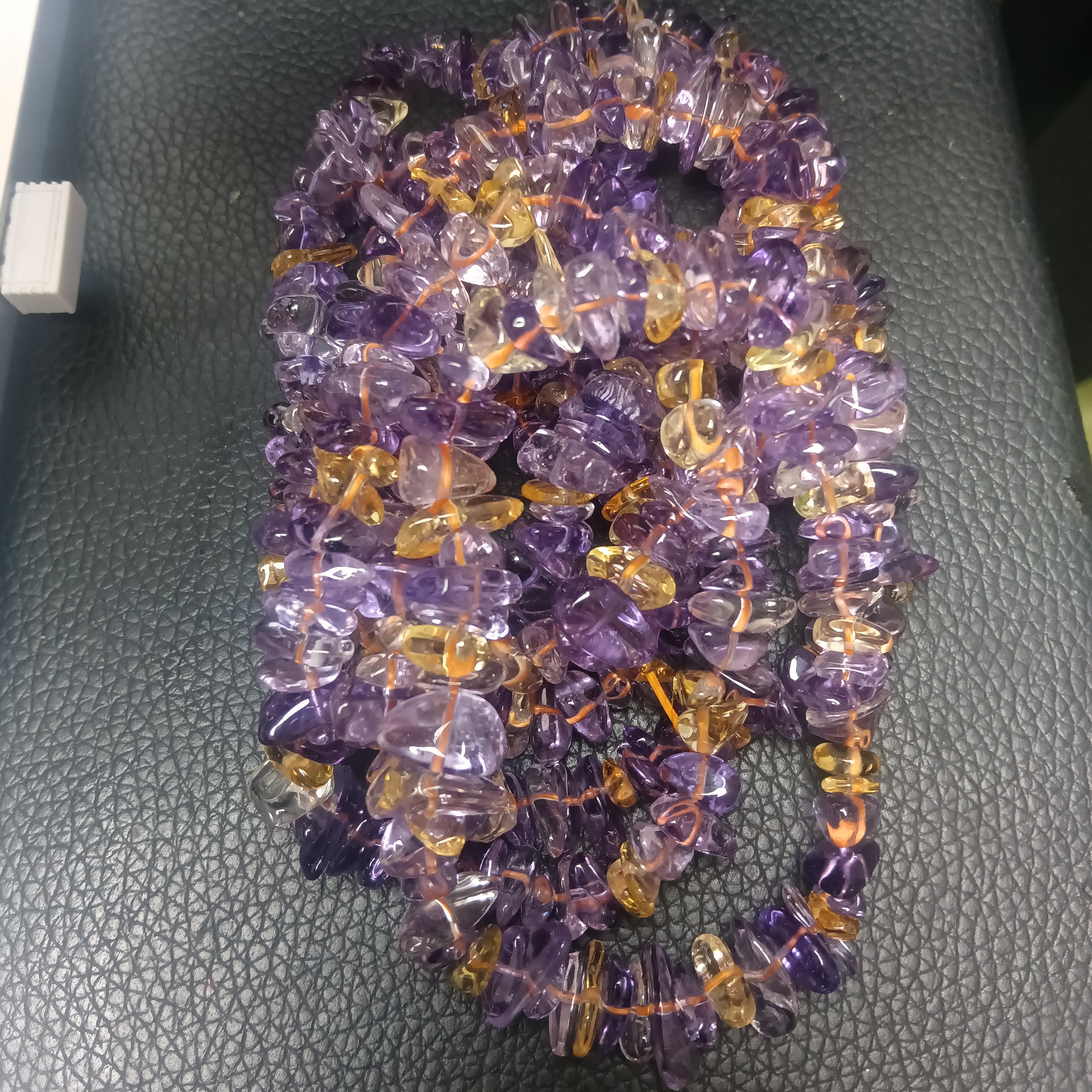 天然紫水晶+黄水晶随形  多样性发其一