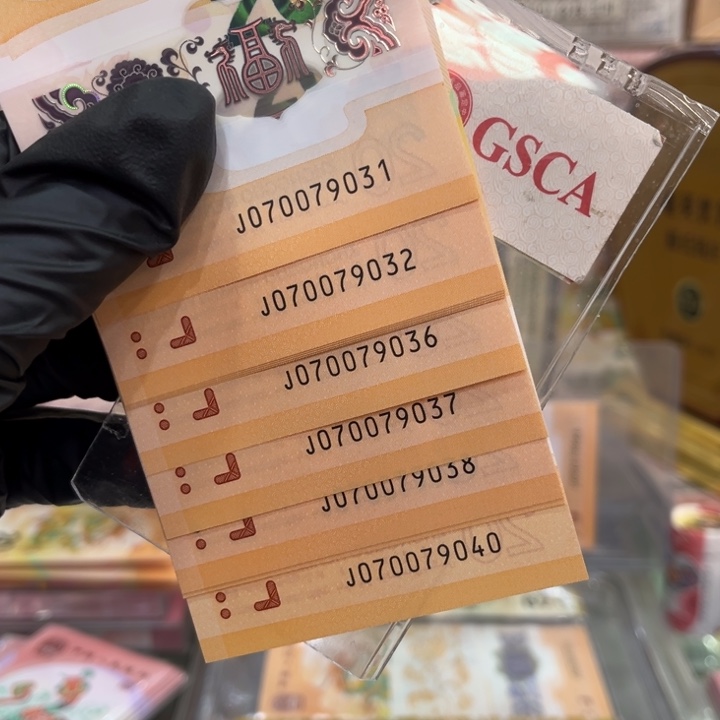 塑料龙钞七星标079979031