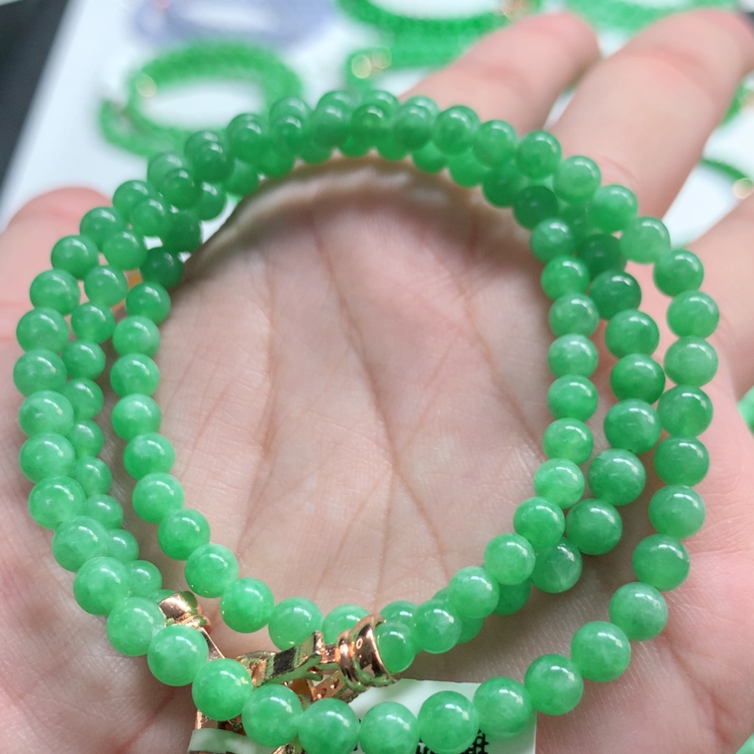 翡翠未镶嵌手链翡翠