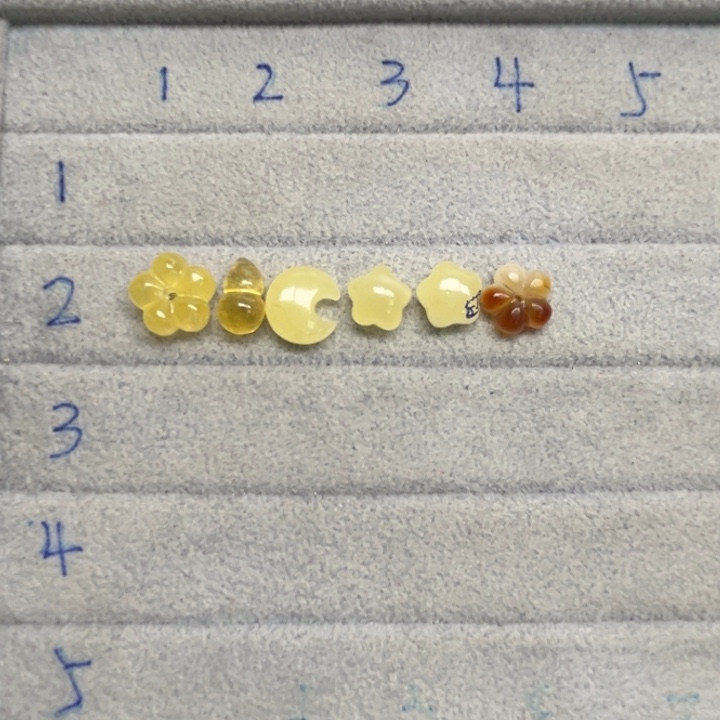 裸石琥珀未镶嵌天然蜜蜡配件