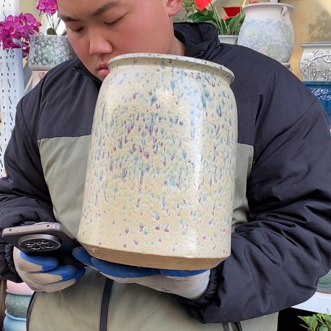 花盆紫砂口17高26处理