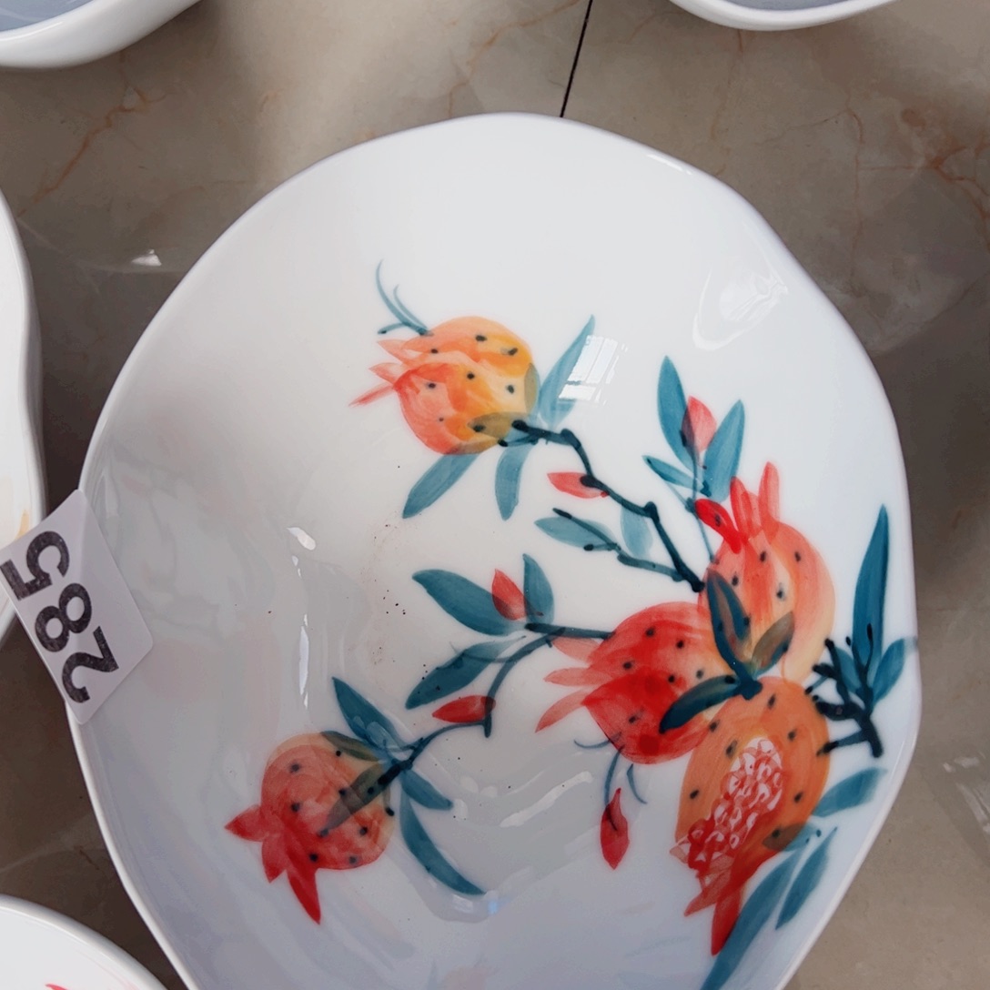 瓷片景德镇陶瓷手工手绘作品