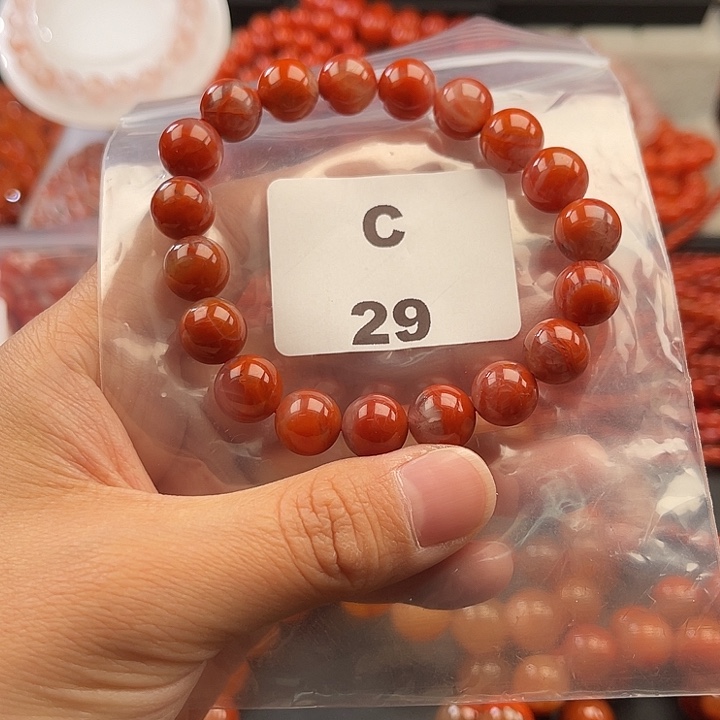 南红玛瑙未镶嵌多样性发货默认微瑕称重10mm