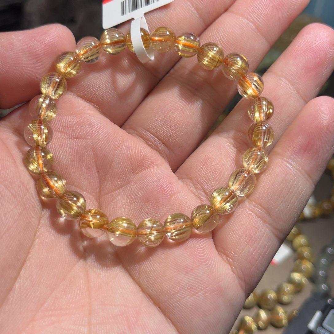 手串未镶嵌水晶钛晶