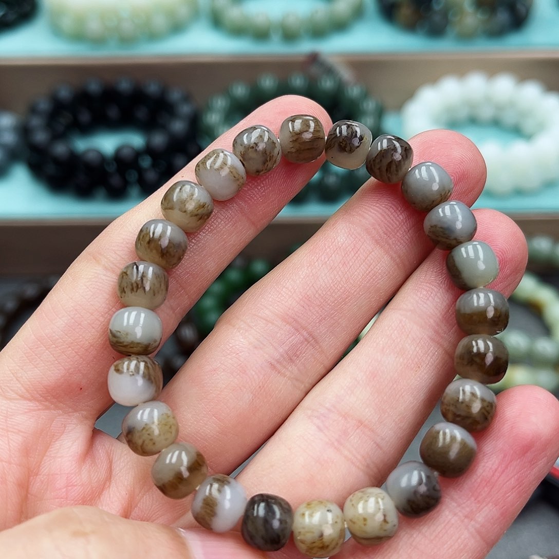 和田玉手链未镶嵌