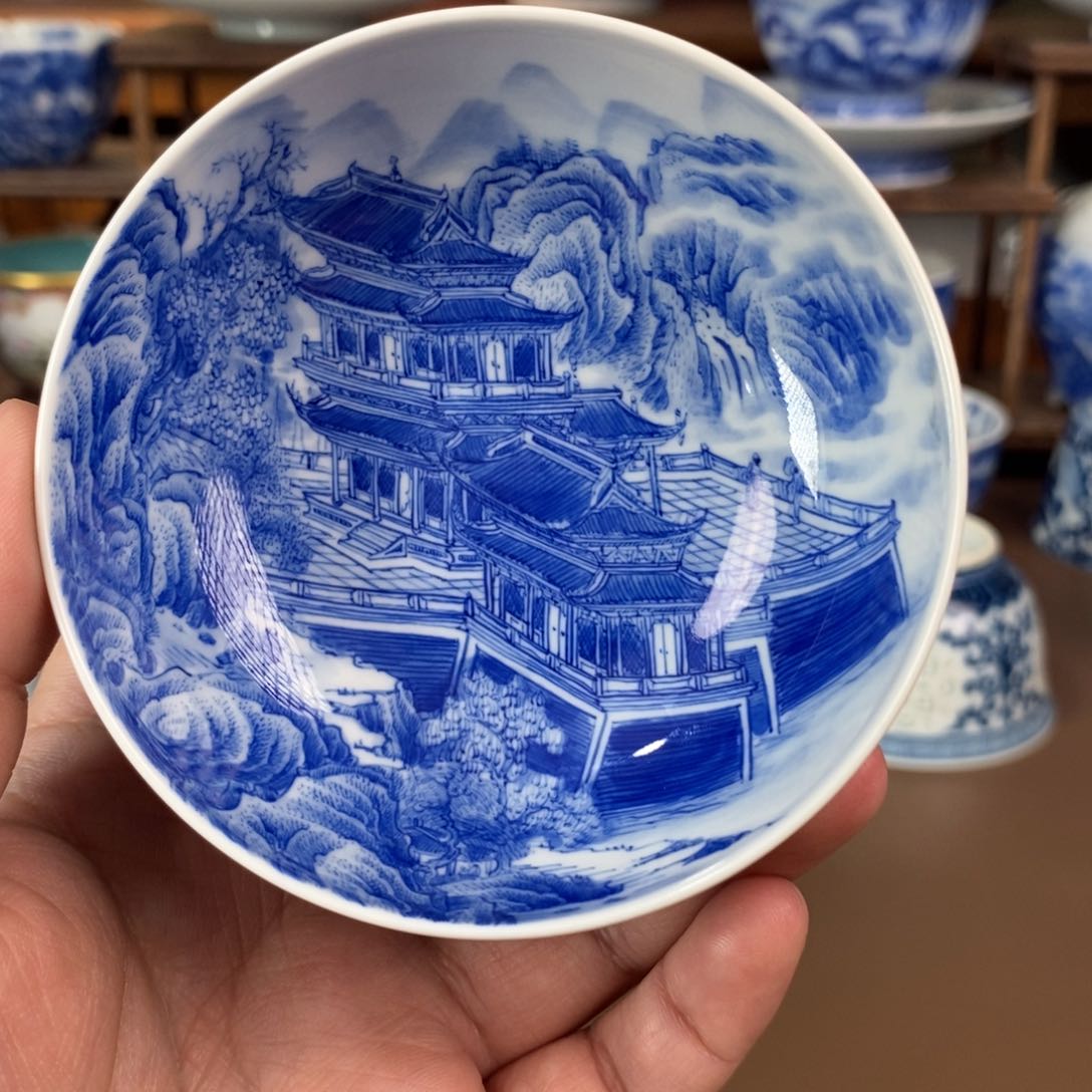 景德镇手工手绘作品