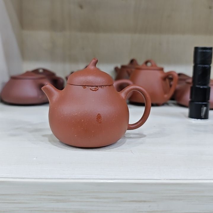 紫砂茶壶红降坡内推茄瓜130cc