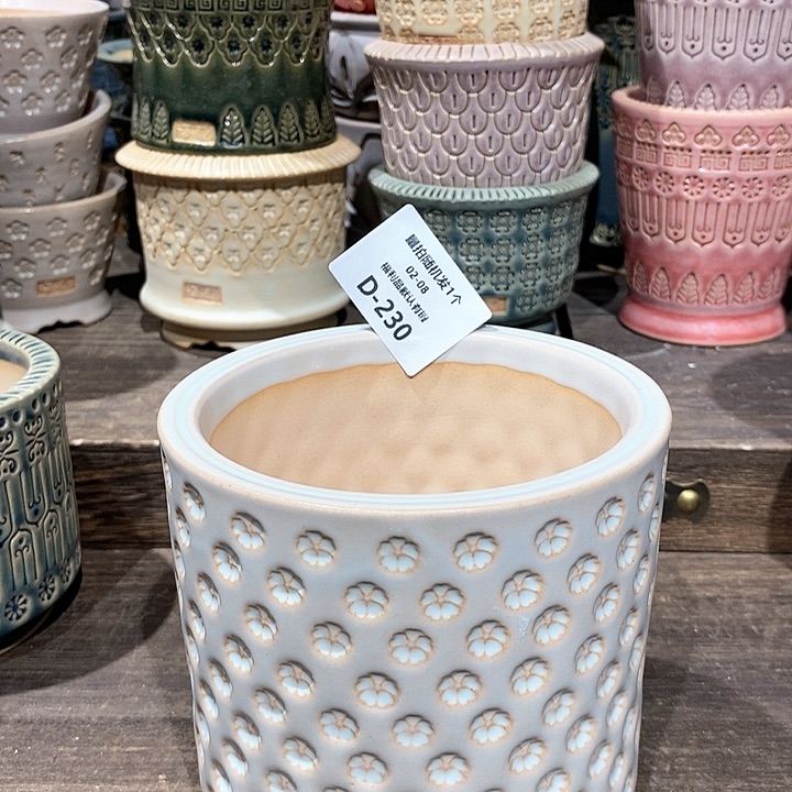 七里烧花盆2-8-230口径10