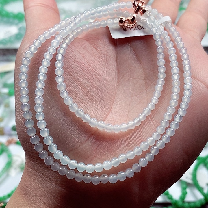 翡翠手链未镶嵌卡3+