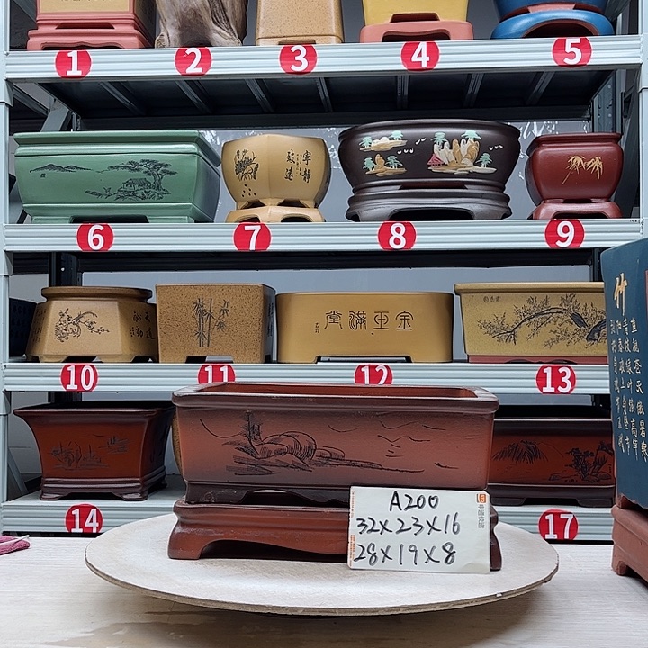 紫砂花盆紫砂花盆