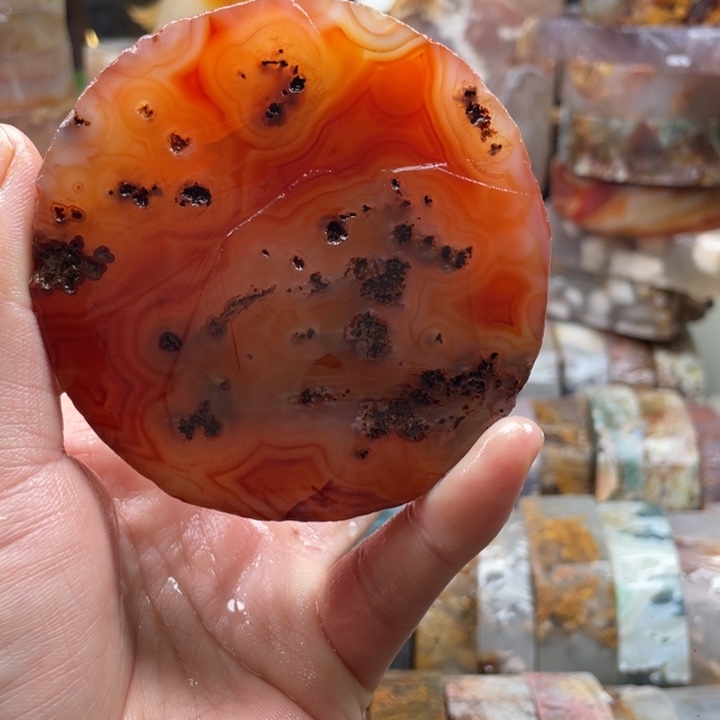 悠***仙定制玛瑙定制手镯口径58不退不换