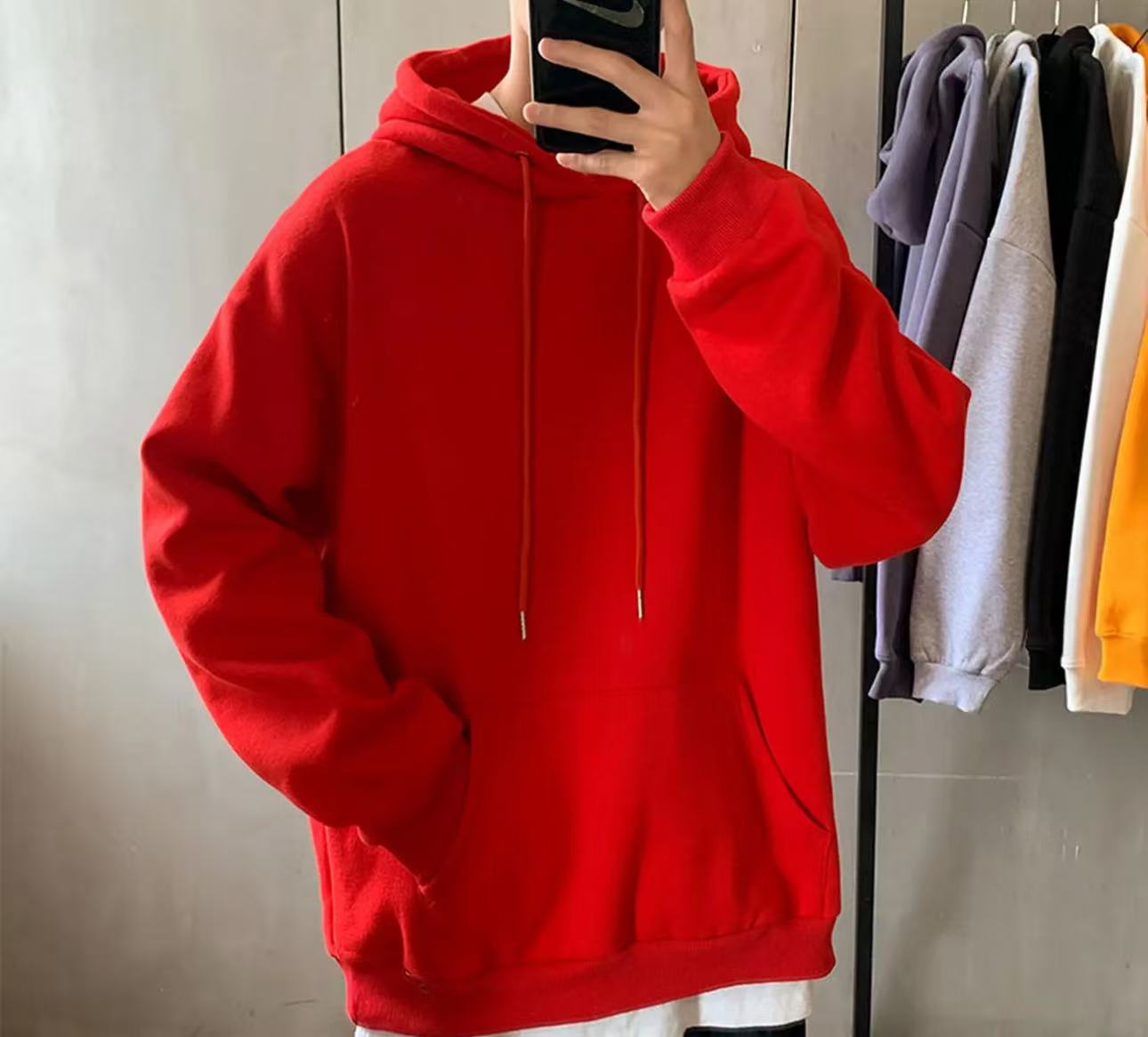 WY10001新款卫衣长袖宽松套头秋冬百搭情侣