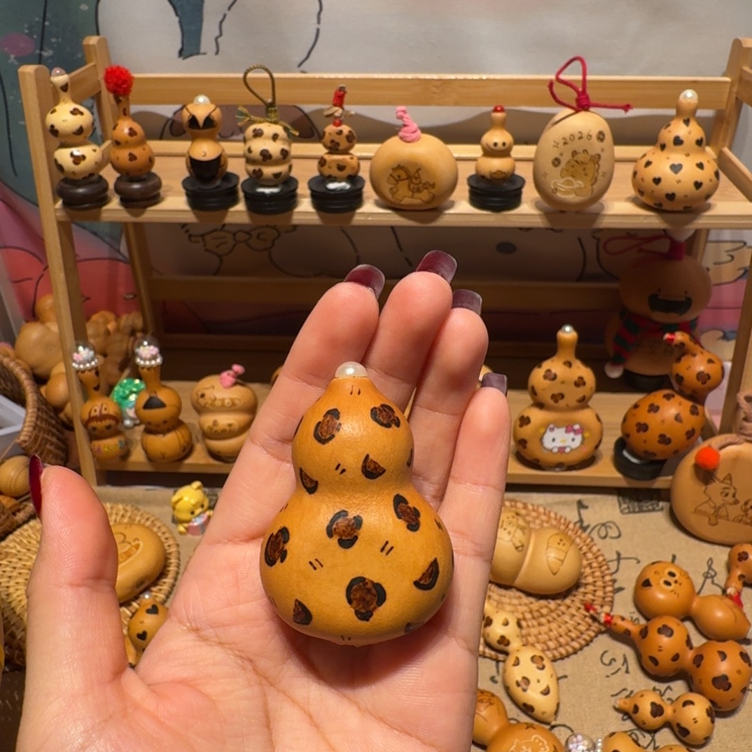 木豹纹夹扁葫芦 老皮色