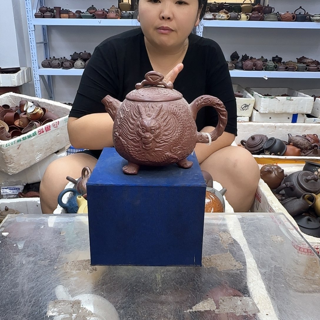 茶壶紫砂宜兴紫砂壶瑕疵处理