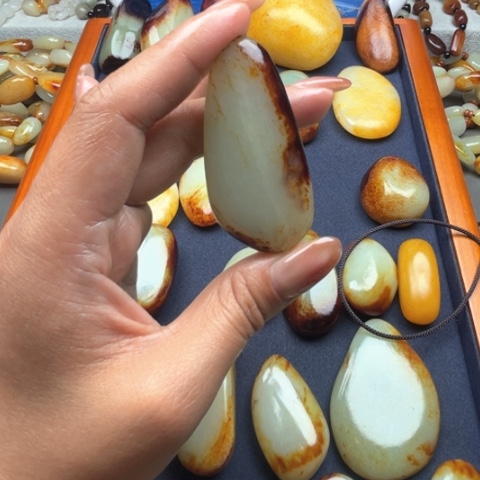 和田玉颈饰未镶嵌用****6