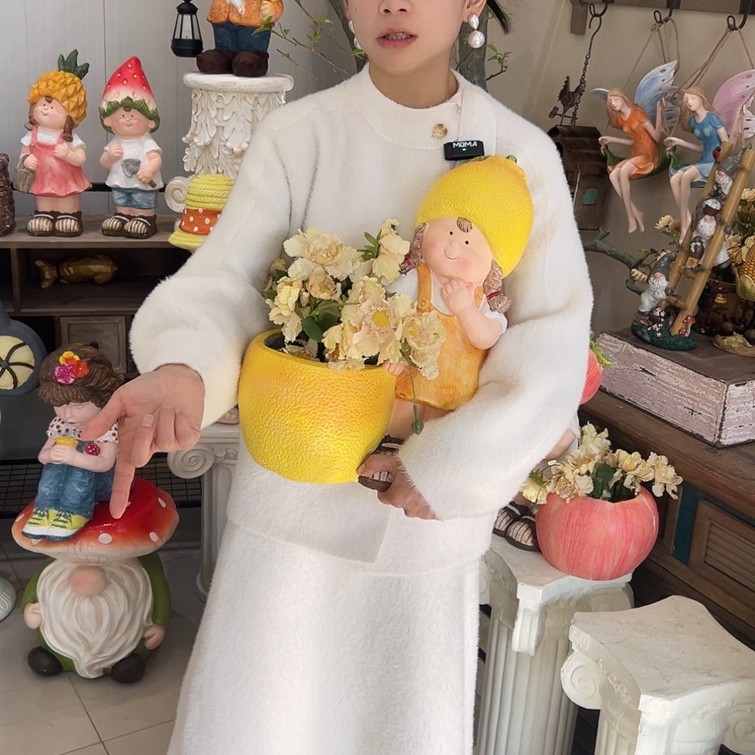 花园摆件红红火火