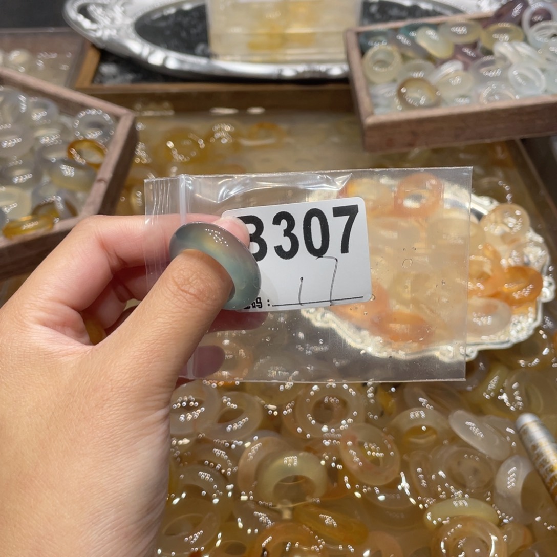 玛瑙/玉髓未镶嵌戒指307