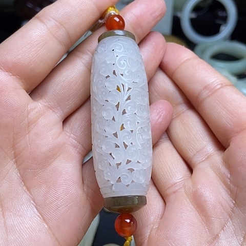 和田玉未镶嵌吊坠(不含链)