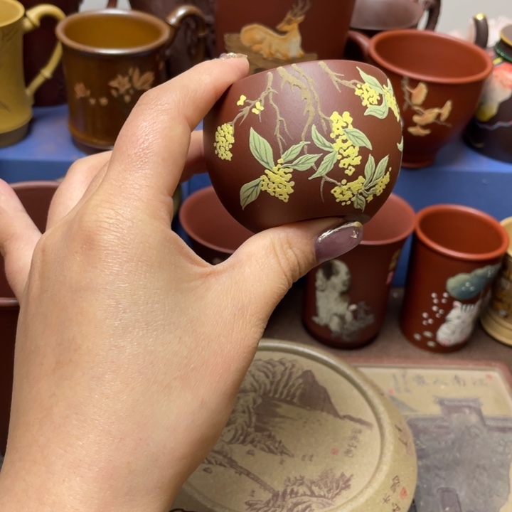 紫砂茶杯紫砂主人杯