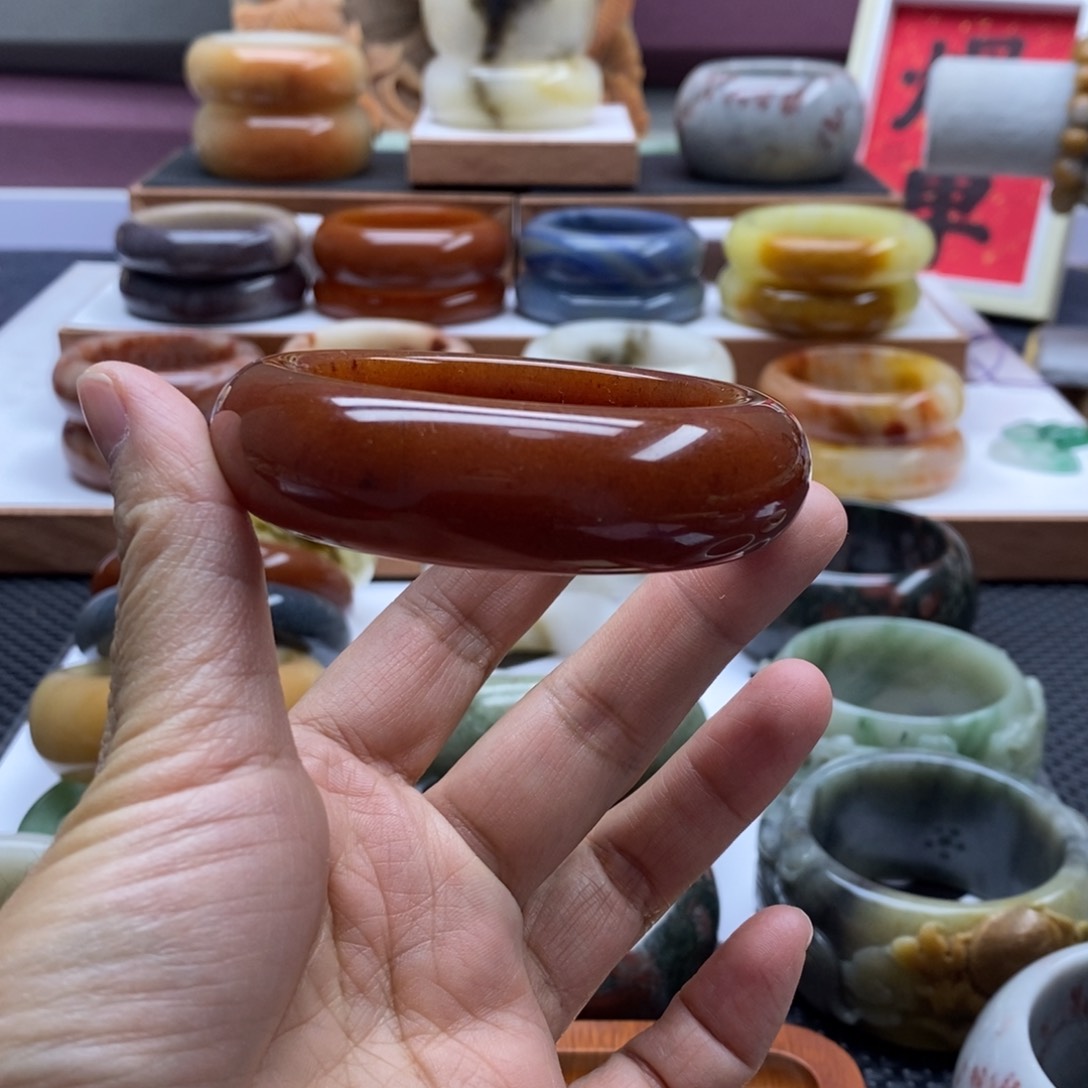 石英质玉手镯未镶嵌惜*