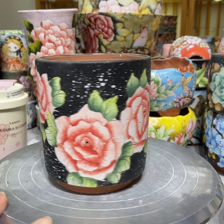 景德镇艺术手绘作品