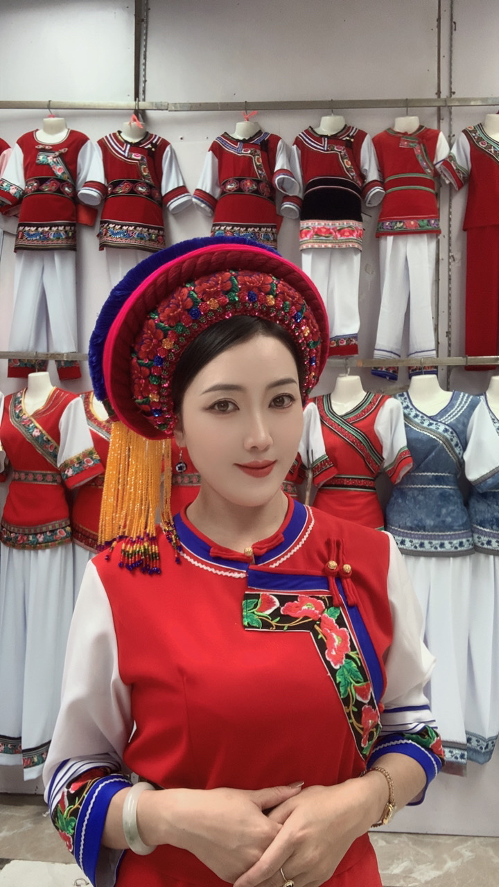 云南大理白族金花衣服围腰裤子.不退不换联系客服备注身高体重