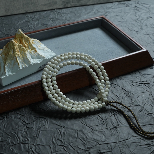 BOSS级5.7瓷白找星星小胖墩星月菩提手串BOSS5.7ZXPD9050010