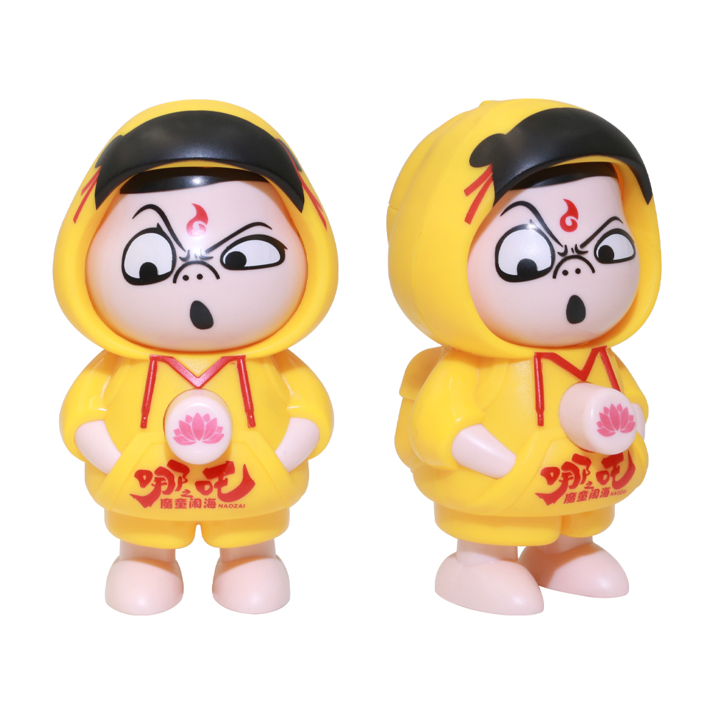 【闪电】变脸哪吒表情包变脸魔童闹海变脸玩具按压变脸挂件摆件趣味