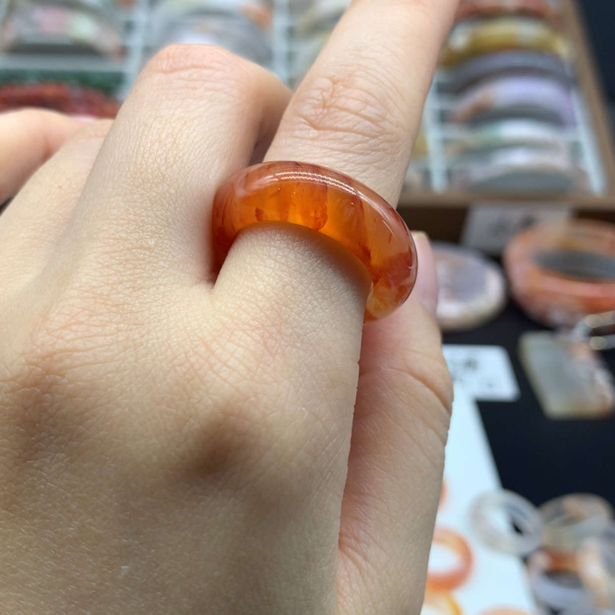 【闪购商品】玛瑙/玉髓手链未镶嵌喜**安