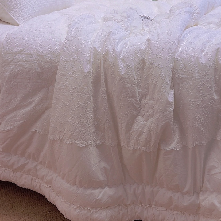 棉白色天使被子200×230