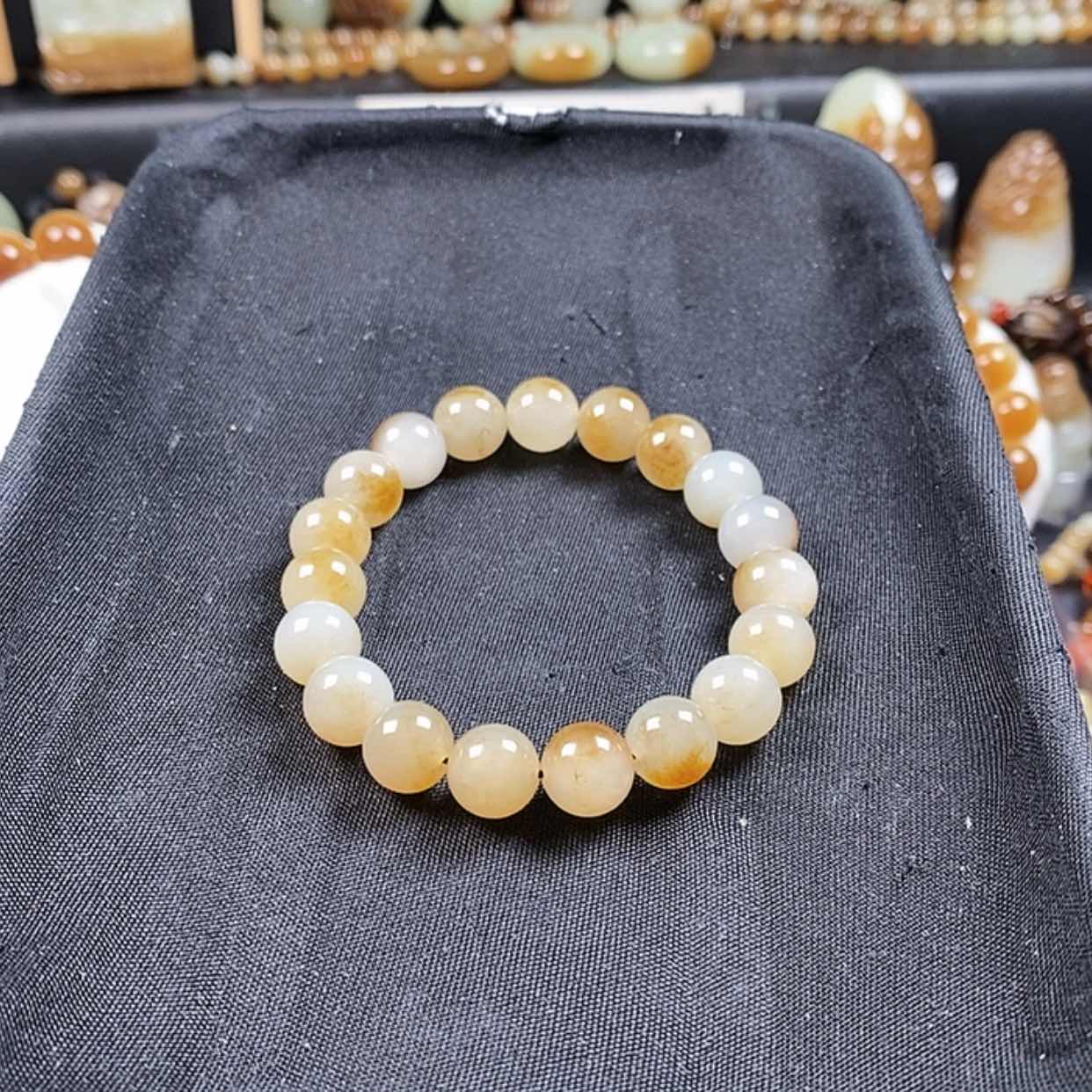 【闪购商品】和田玉（糖玉）手链未镶嵌