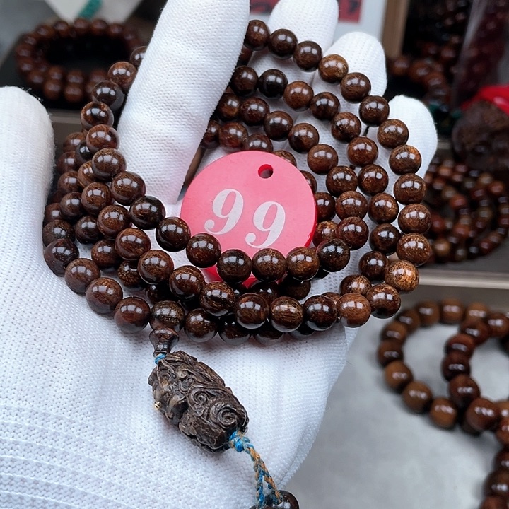 贡木其他云**淡绿珀圆珠08