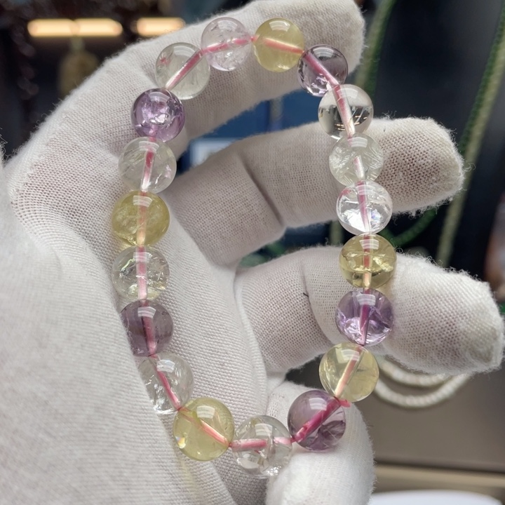 未镶嵌黄晶手链多宝