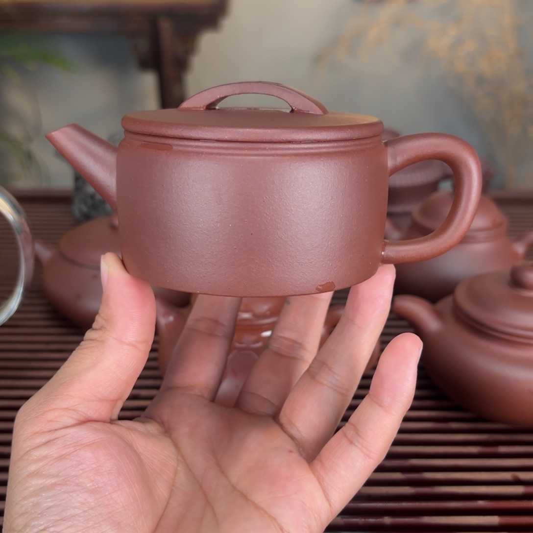 紫砂茶壶零添加底槽清汉瓦150毫升一物一检测