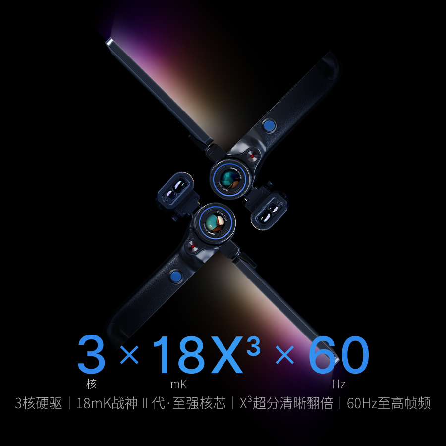 gq天眼DV3 18毫K 15毫米384分辨率未来热成像夜视仪艾睿瑞