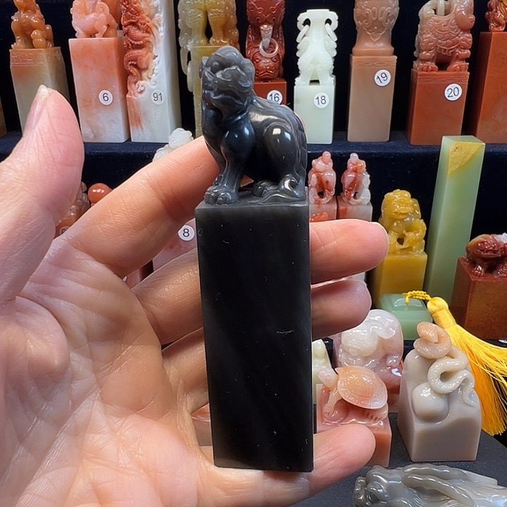 寿山石印石寿山石手工雕刻