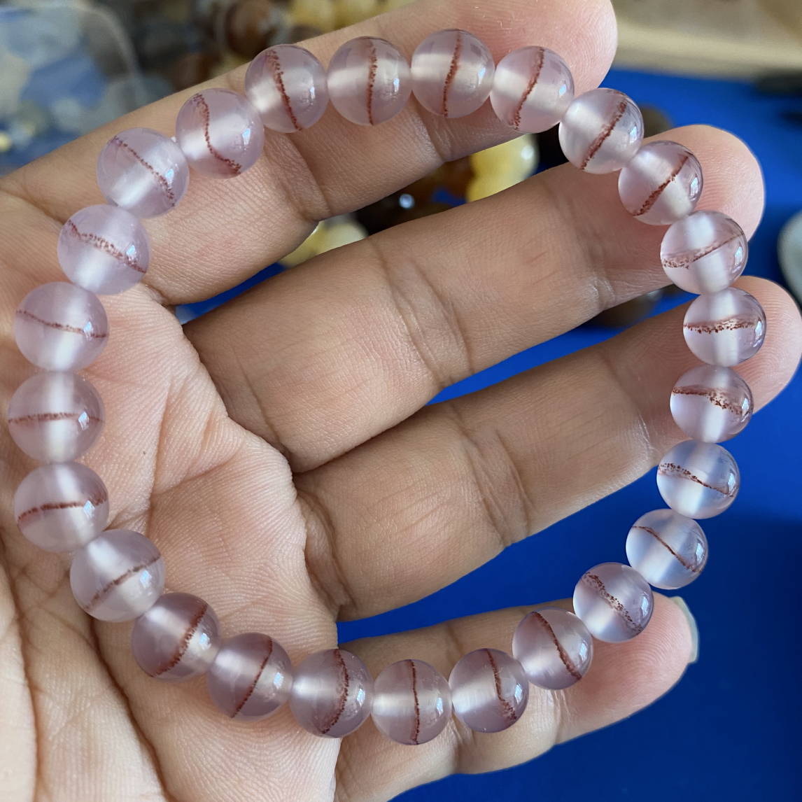 玛瑙玉髓手串卡8