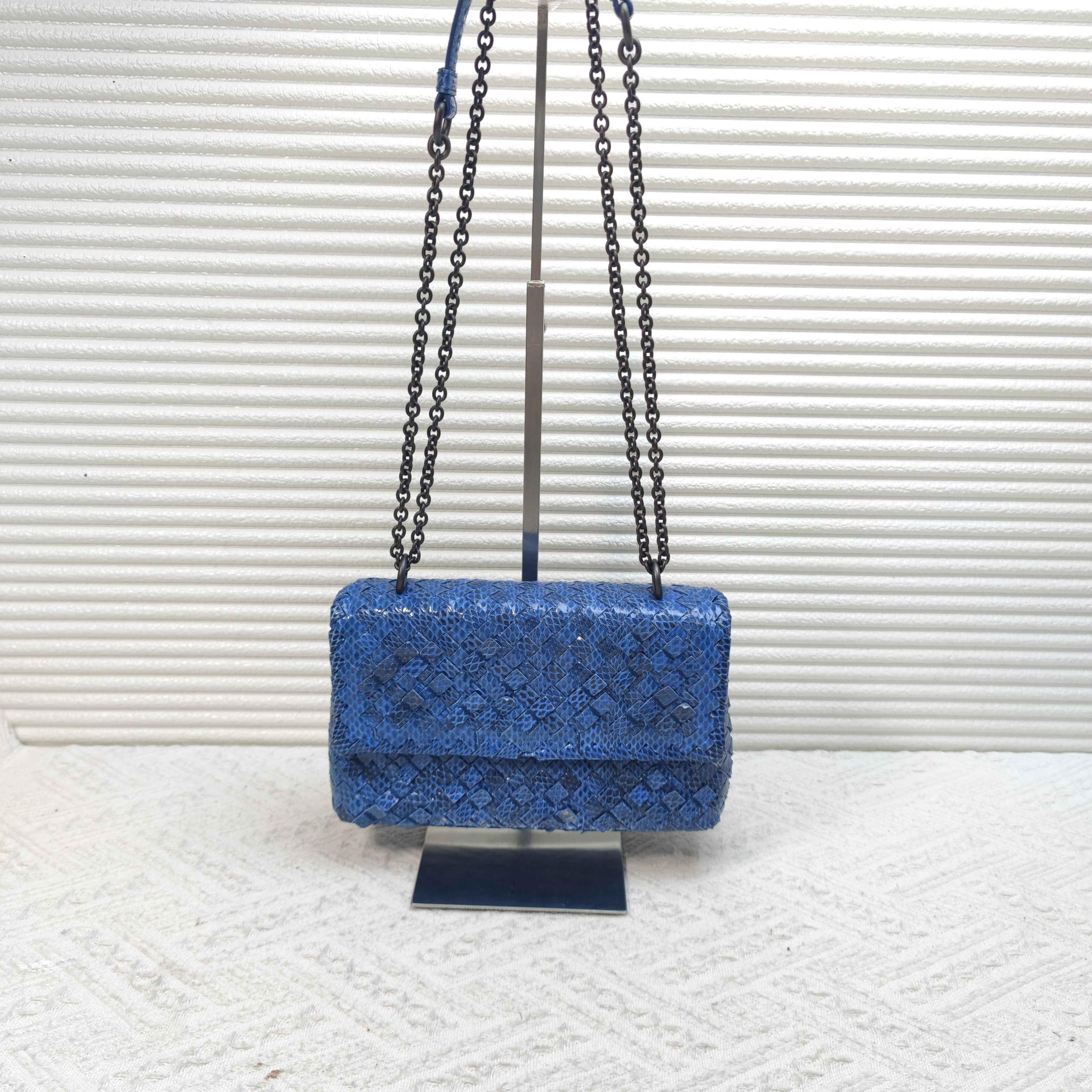95新 BOTTEGA VENETA/葆蝶家 BV葆蝶家olimpia编织包斜挎包单肩背