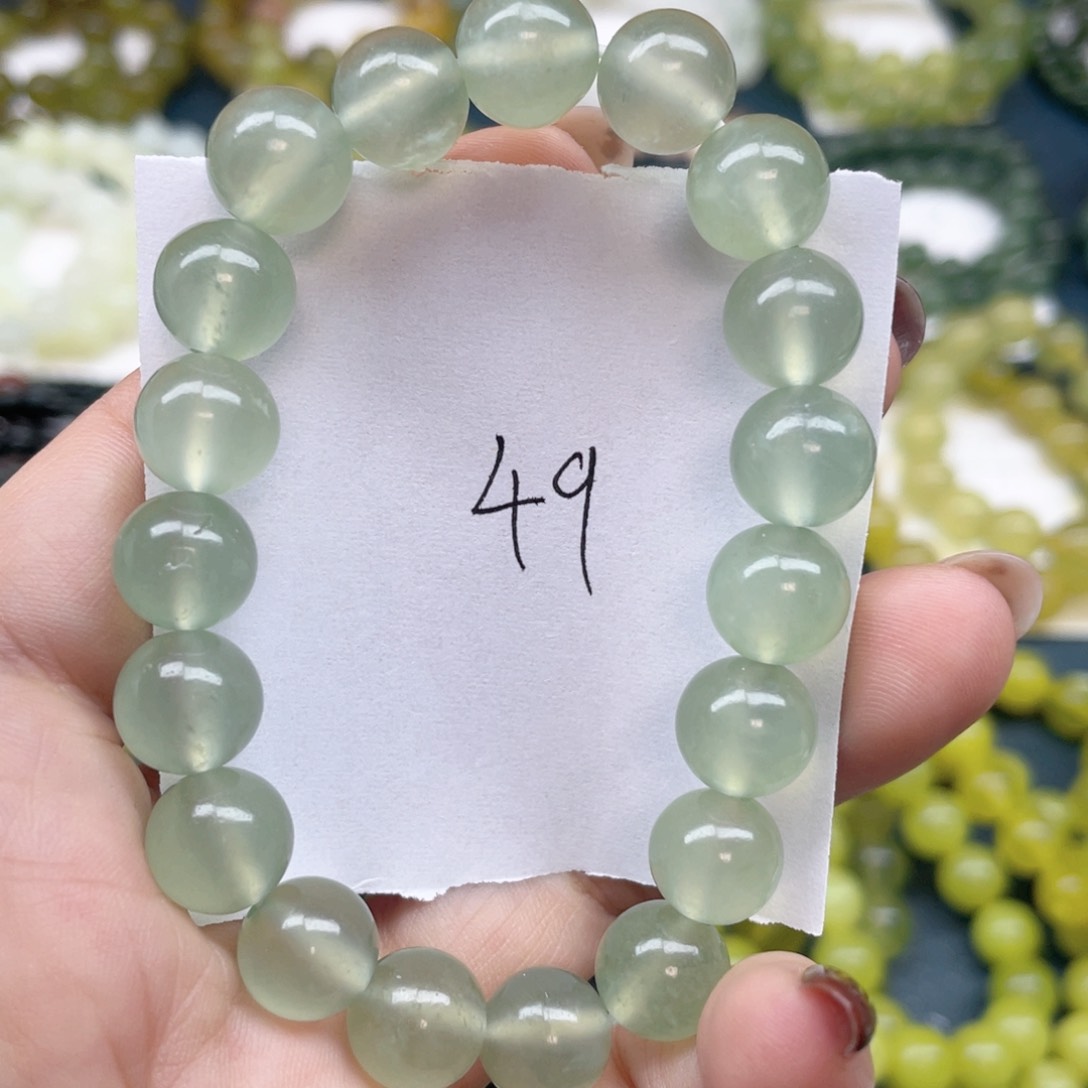 未镶嵌蛇纹石玉手串