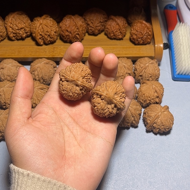 文玩核桃把件葡***汁35大蒜头