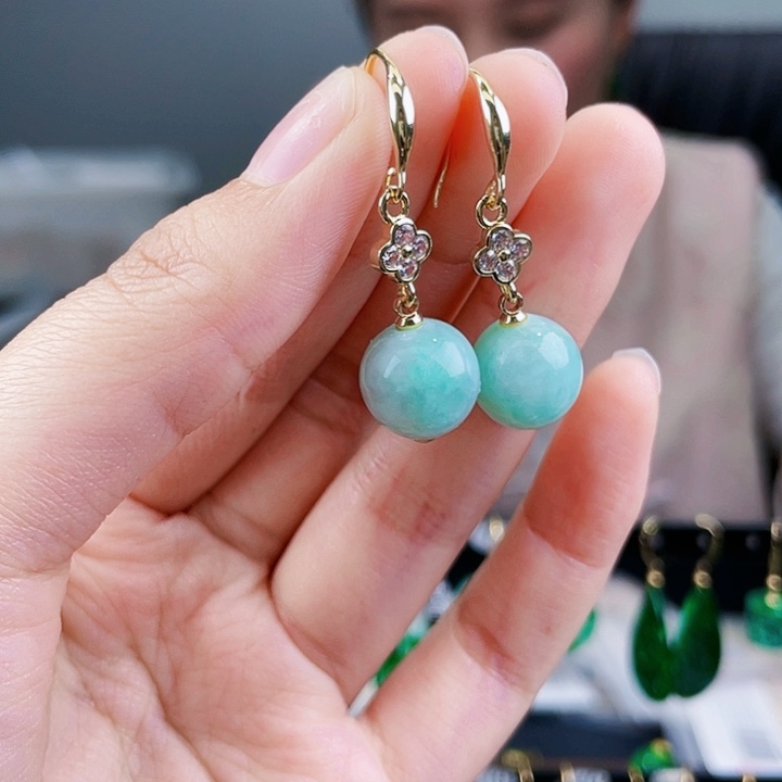 翡翠耳饰未镶嵌饰品