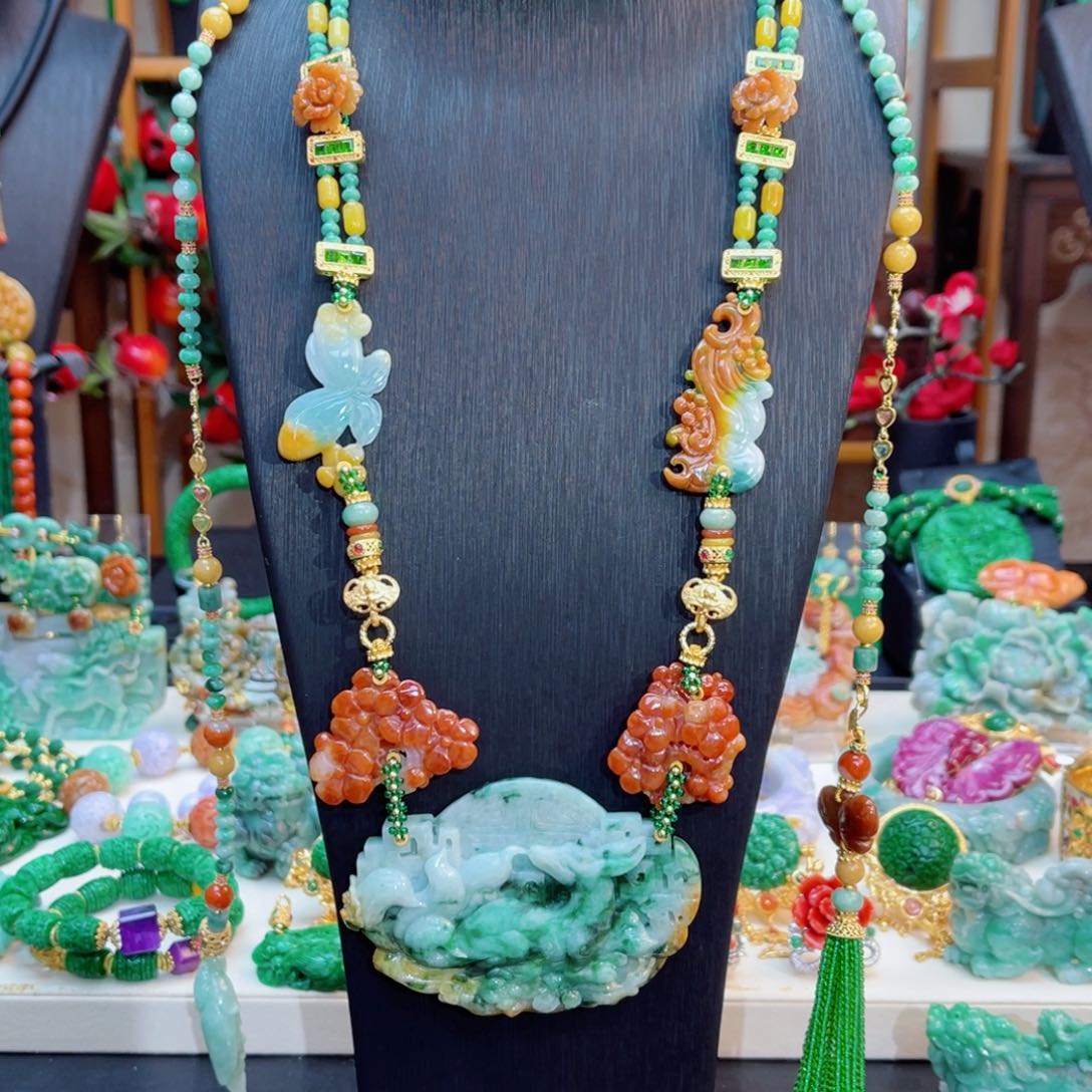 翡翠颈饰合金48小时鉴赏期