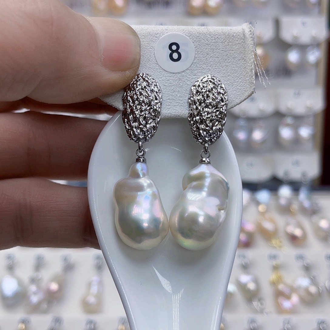 淡水珍珠颈饰银S925镶嵌