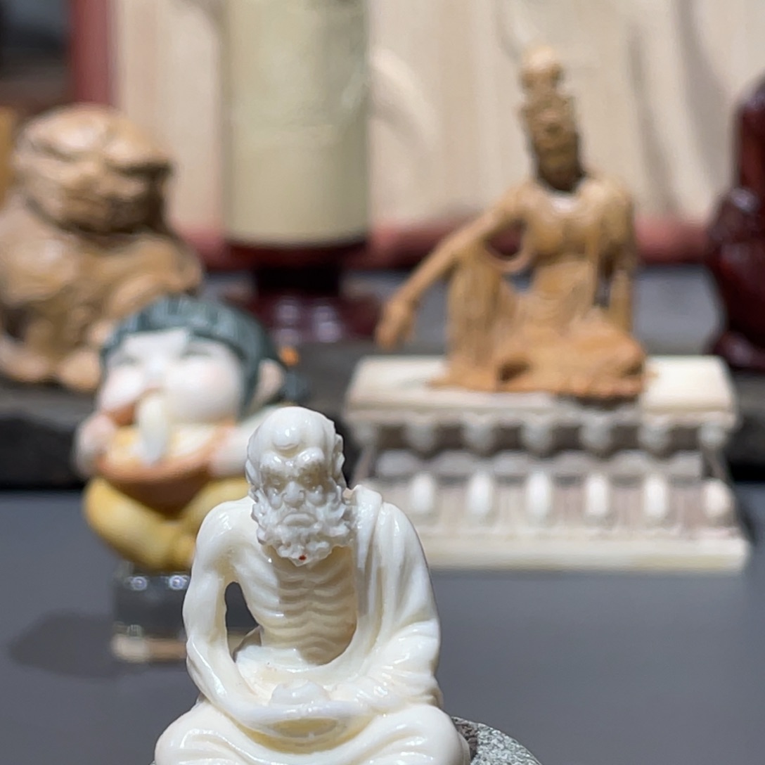 木仙**骨木雕工艺品摆件
