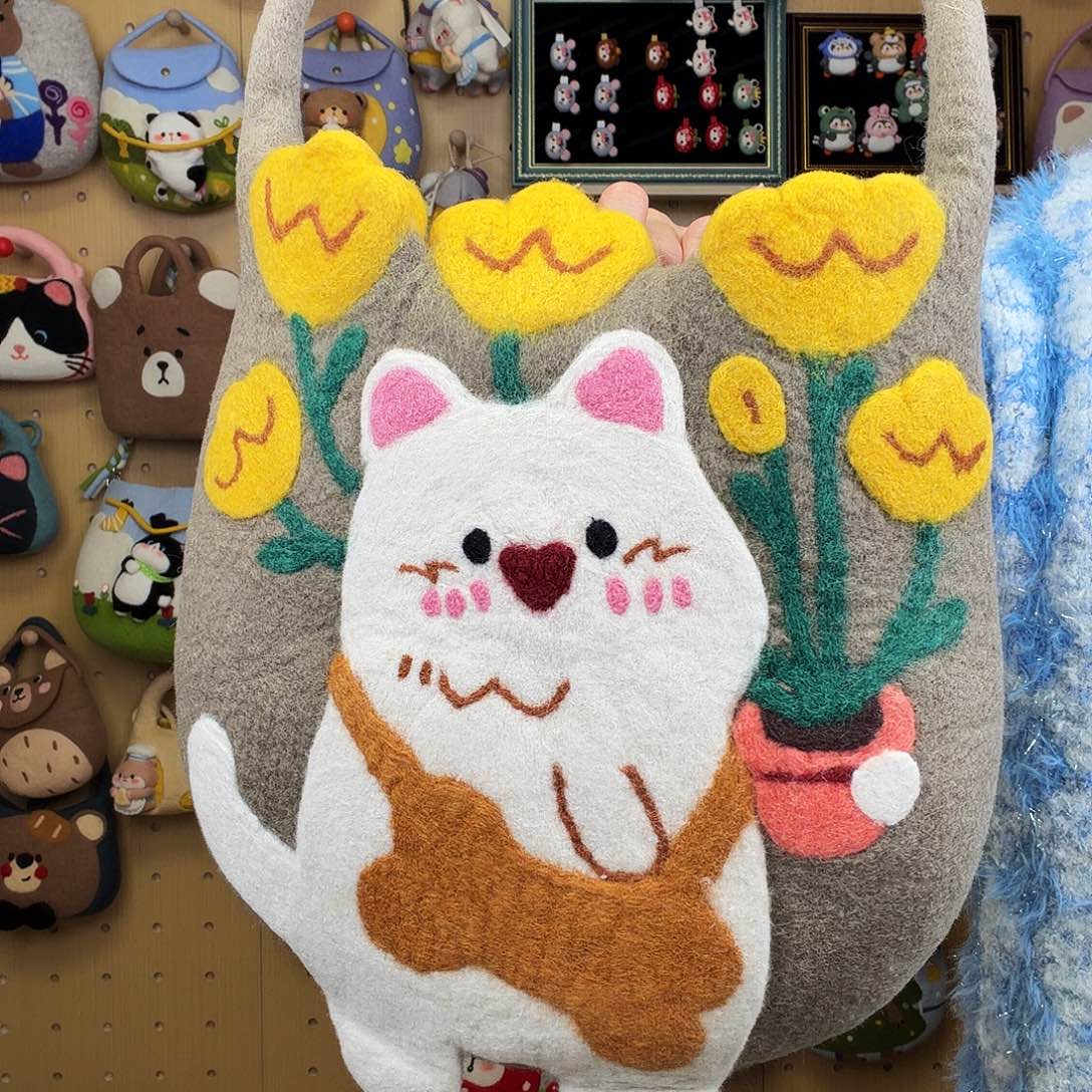 小***牛羊毛羊毛毡手作包包