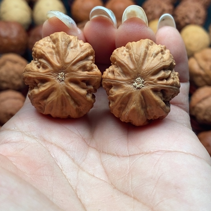 核桃精品文玩核桃手捻小粗筋